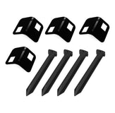 Load image into Gallery viewer, Set of four black ground anchors for trampolines
